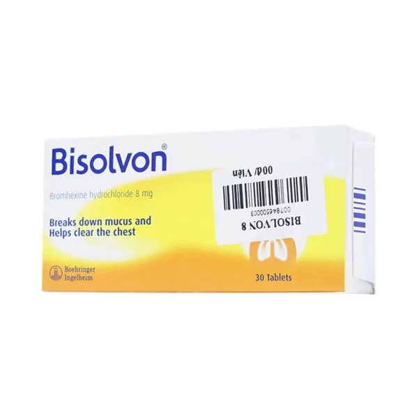 Thuốc Bisolvon 8mg Boehringer làm loãng đờm, tiêu chất nhầy (3 vỉ x 10 viên) - Hình ảnh 4