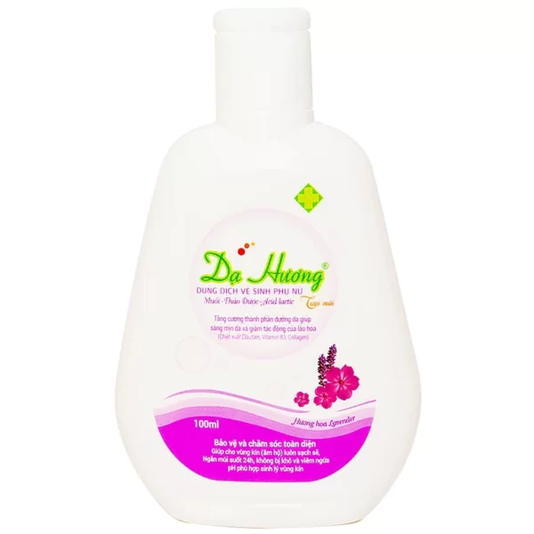 Dung dịch vệ sinh phụ nữ Dạ Hương hương Lavender vệ sinh nhẹ nhàng, giữ cân bằng pH (100ml) - Hình ảnh 3