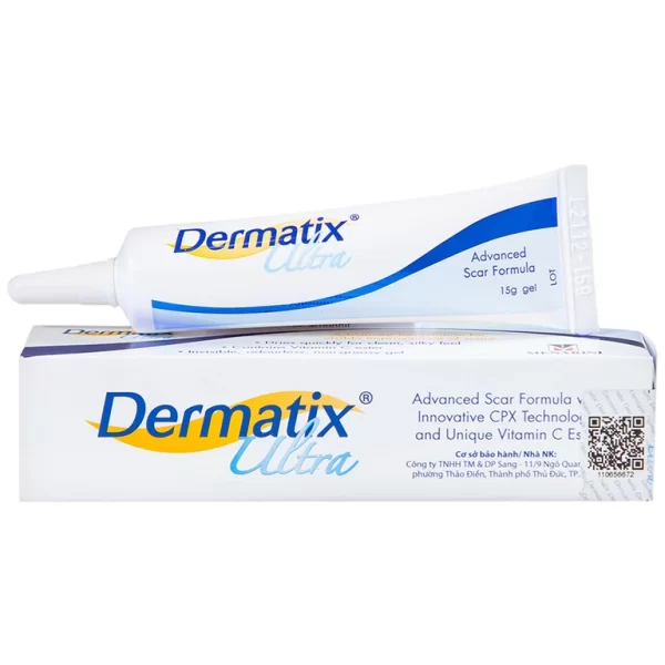 Gel Dermatix Ultra cải thiện hiệu quả sẹo lồi và sẹo phì đại (15g)