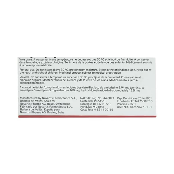 Exforge hct 5mg/160mg/12.5mg novartis (H/28V) - Hình ảnh 7