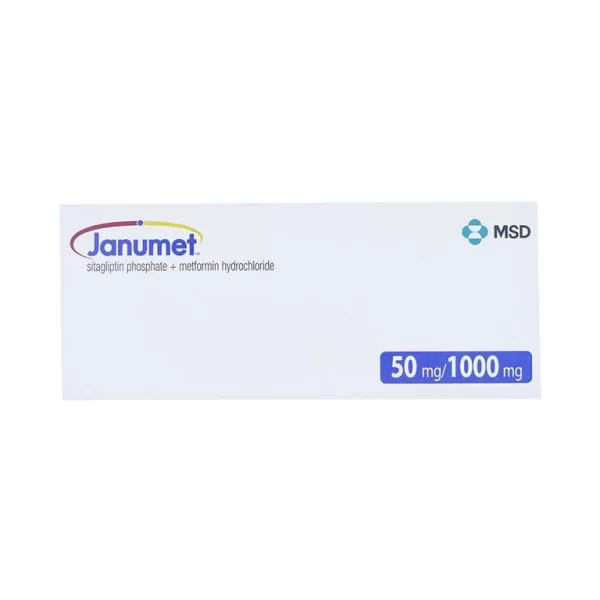 Viên nén Janumet 50mg/1000mg MSD điều trị đái tháo đường típ 2 (4 vỉ x 7 viên) - Hình ảnh 4