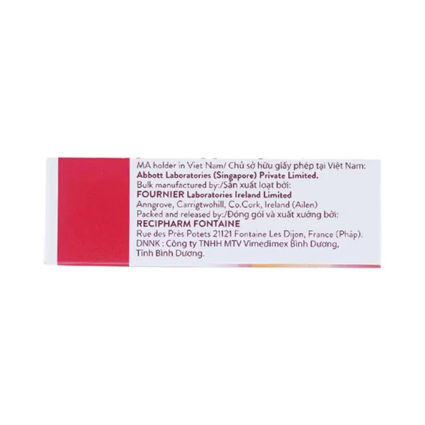 Thuốc Lipanthyl NT 145mg Abbott hỗ trợ giảm cholesterol máu và tiến triển bệnh võng mạc đái tháo đường (3 vỉ x 10 viên) - Hình ảnh 4