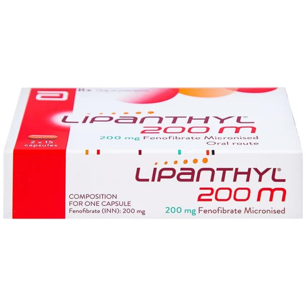 Viên nang cứng Lipanthyl 200mg Abbott bổ sung chế độ ăn kiêng trong điều trị tăng triglyceride (2 vỉ x 15 viên) - Hình ảnh 4