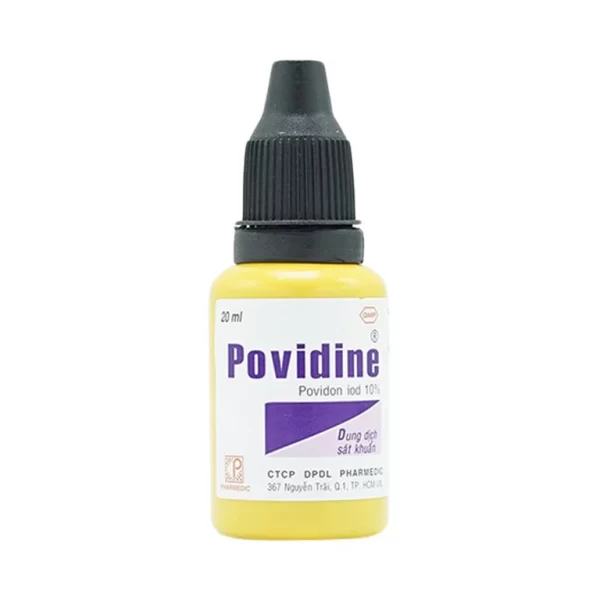 Dung dịch sát khuẩn Povidine 10% Pharmedic ngăn ngừa nhiễm khuẩn ở vết cắt, vết trầy (20ml) - Hình ảnh 3