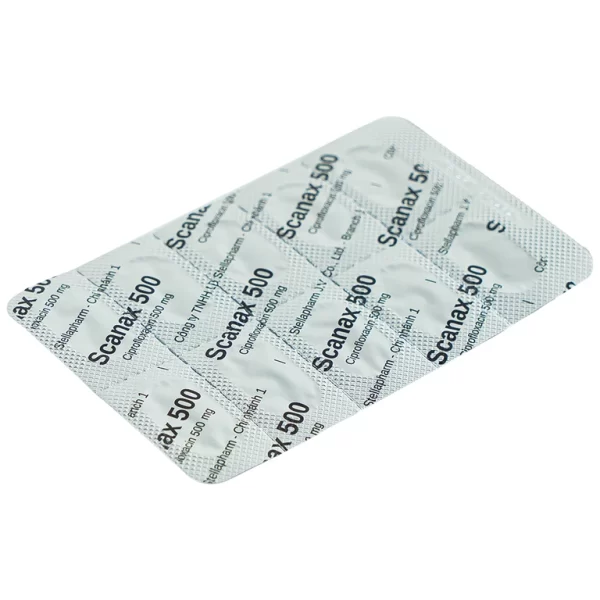 Thuốc Scanax 500 Stella điều trị nhiễm khuẩn (5 vỉ x 10 viên) - Hình ảnh 4