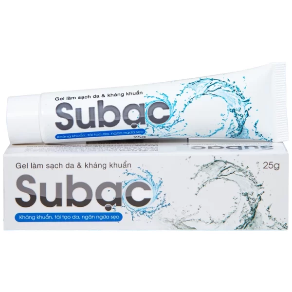 Gel bôi Su Bạc kháng khuẩn, làm sạch da (25g)