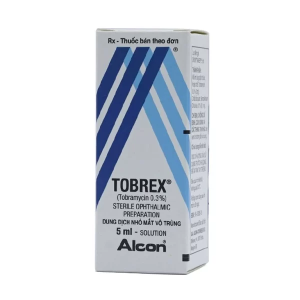 Thuốc nhỏ mắt Tobrex Alcon điều trị nhiễm khuẩn ở mắt (5ml) - Hình ảnh 3