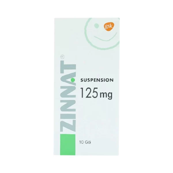 Cốm pha hỗn dịch uống Zinnat Suspension 125mg GSK hỗ trợ điều trị viêm xoang, viêm amidan (10 gói) - Hình ảnh 3