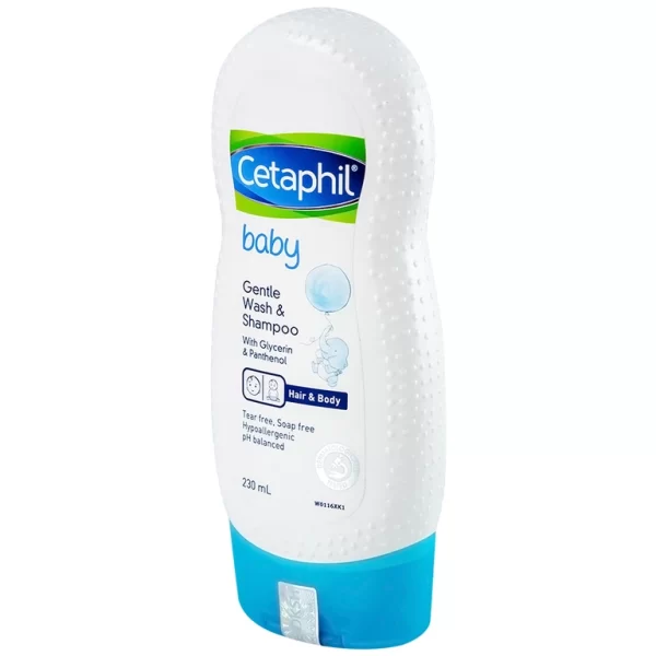 Sữa tắm gội em bé Cetaphil Baby Gentle Wash and Shampoo Hair and Body làm dịu da, không gây kích ứng (230ml) - Hình ảnh 4