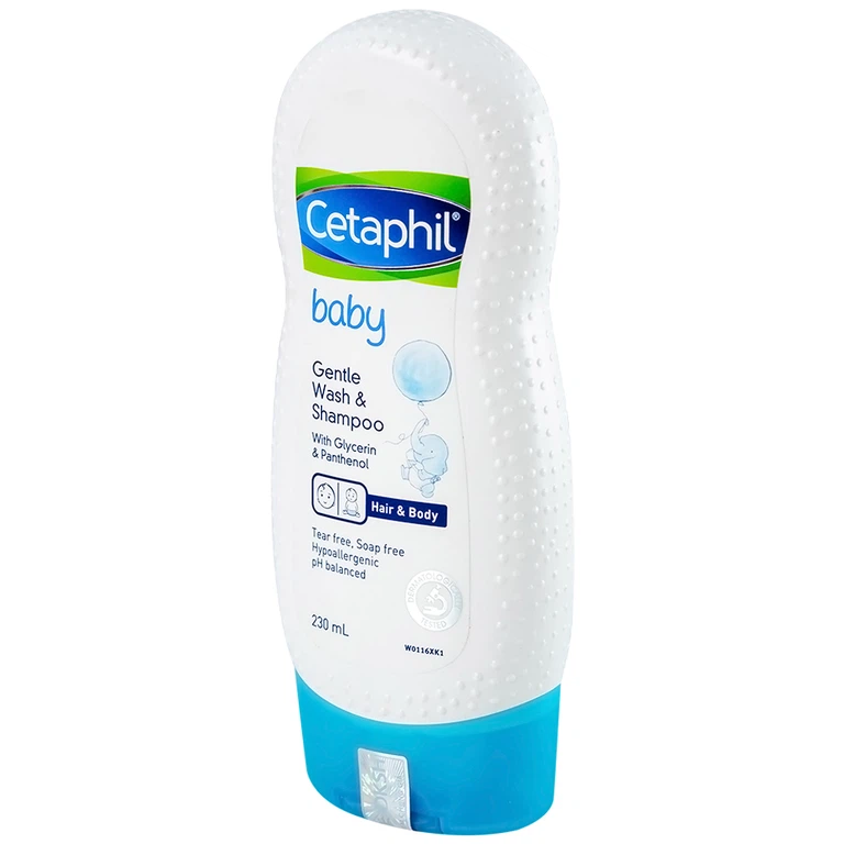 Sữa tắm gội em bé Cetaphil Baby Gentle Wash and Shampoo Hair and Body làm dịu da, không gây kích ứng (230ml) - Hình ảnh 4