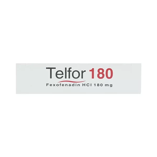 Thuốc Telfor 180 DHG điều trị triệu chứng của bệnh mày đay (2 vỉ x 10 viên) - Hình ảnh 3