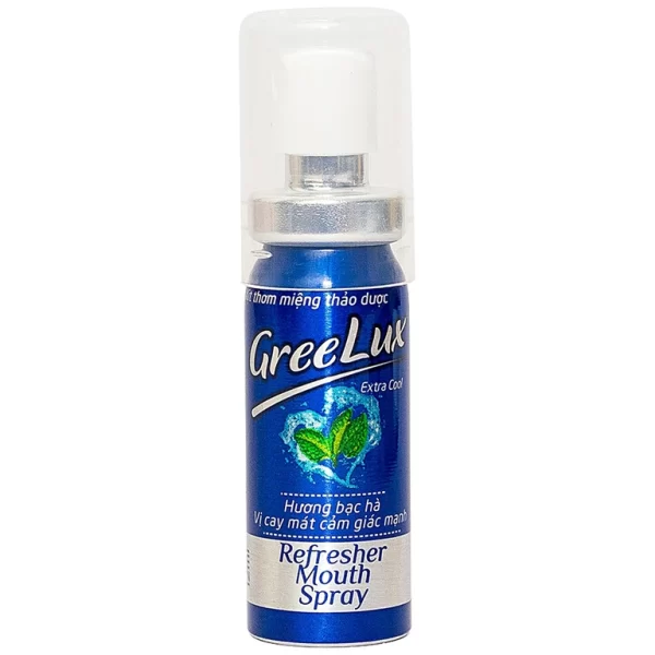 Xịt thơm miệng thảo dược GreeLux Extra Cool Hoa Linh khử mùi hôi miệng (12ml) - Hình ảnh 4