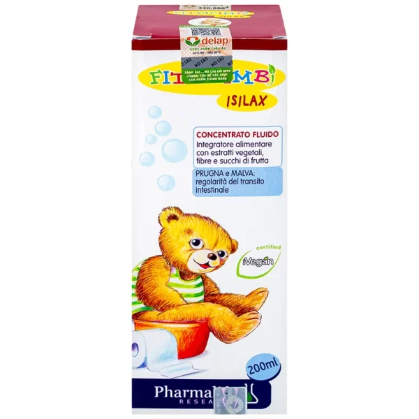 Siro Fitobimbi Isilax Concentrato Fluido Pharmalife nhuận tràng, hỗ trợ giảm táo bón cho trẻ (200ml) - Hình ảnh 4