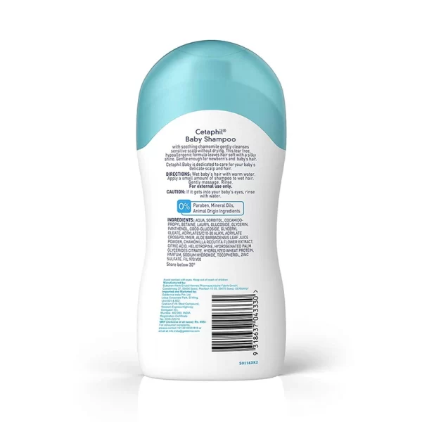 Dầu gội cho bé Cetaphil Baby Shampoo With Natural Chamomile (200ml) - Hình ảnh 4