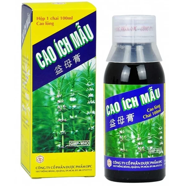 Thuốc cao ích mẫu OPC điều trị kinh nguyệt không đều (100ml)