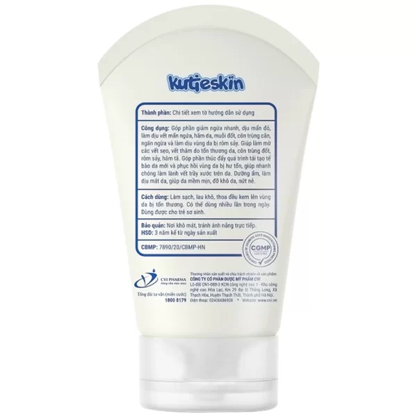 Kem bôi cho bé Kutieskin giúp dịu da, giảm kích ứng (30g) - Hình ảnh 4