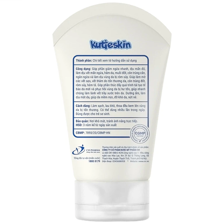 Kem bôi cho bé Kutieskin giúp dịu da, giảm kích ứng (30g) - Hình ảnh 4