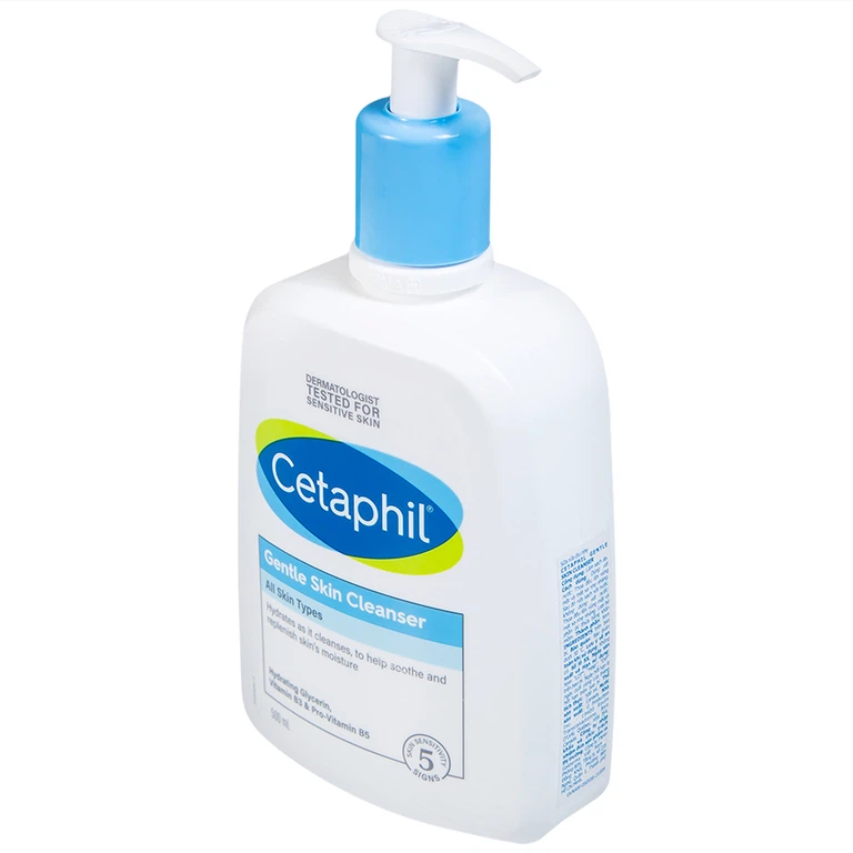 Sữa rửa mặt dịu nhẹ Cetaphil Gentle Skin Cleanser cung cấp độ ẩm cho da (500ml) - Hình ảnh 4