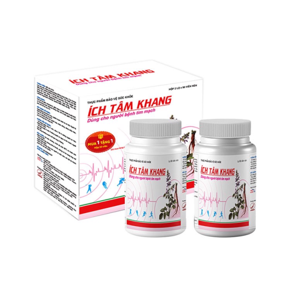 Thực phẩm bảo vệ sức khỏe Ích Tâm Khang (180 viên) - Hình ảnh 3