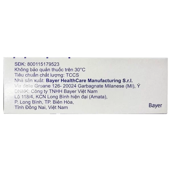 Thuốc Ciprobay 500mg Bayer điều trị nhiễm trùng (1 vỉ x 10 viên) - Hình ảnh 3