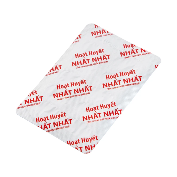 Thuốc Hoạt Huyết Nhất Nhất hỗ trợ hoạt huyết, điều trị thiểu năng tuần hoàn (30 viên) - Hình ảnh 4
