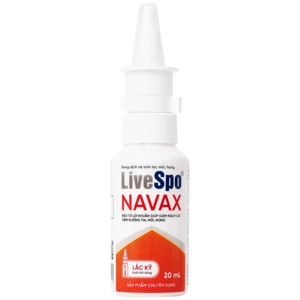 Dung dịch vệ sinh tai, mũi, họng LiveSpo NAVAX xịt chuyên dụng - Hình ảnh 5