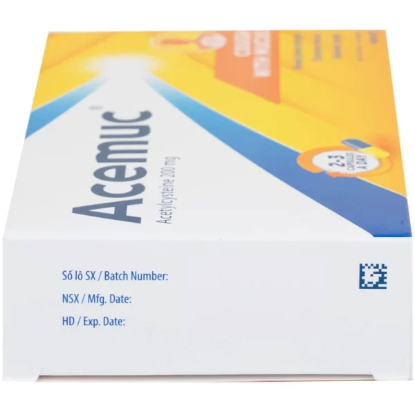 Thuốc Acemuc 200mg Sanofi long đàm, tiêu nhầy, giảm ho (3 vỉ x 10 viên) - Hình ảnh 4