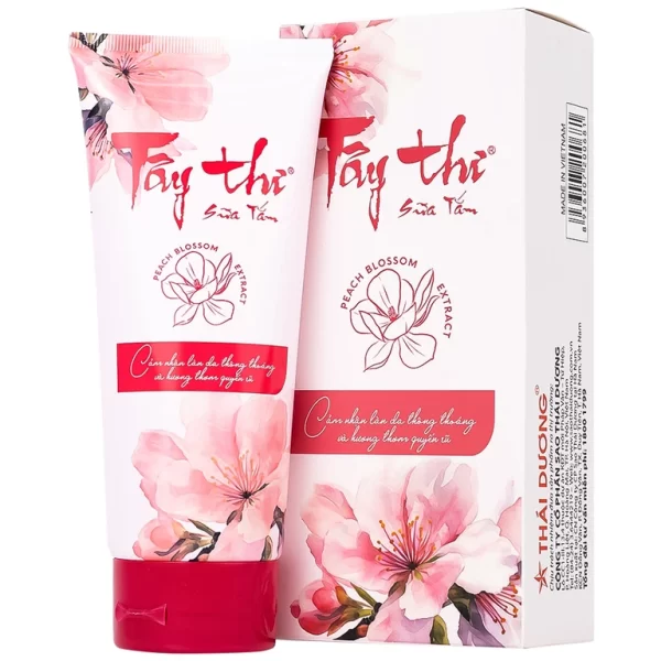 Sữa tắm Tây Thi Thái Dương trị ngứa da, viêm chân lông và mụn trứng cá (200g)