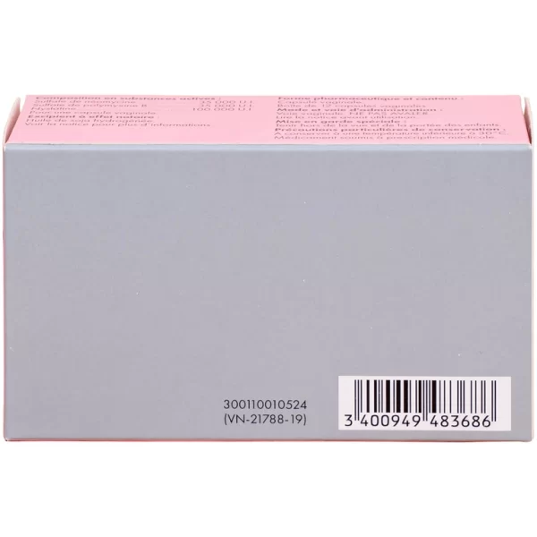Viên đặt âm đạo Polygynax Innothera Chouzy điều trị viêm âm đạo, âm hộ - âm đạo (2 vỉ x 6 viên) - Hình ảnh 4