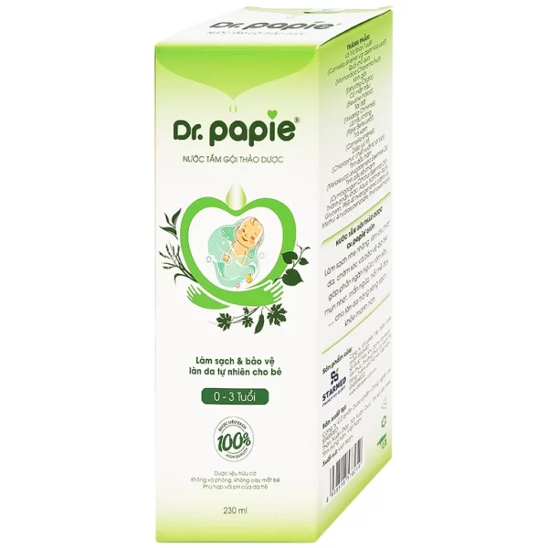 Nước tắm gội thảo dược Dr.Papie Starmed dưỡng tóc mượt mại, da đầu khỏe mạnh (230ml) - Hình ảnh 3