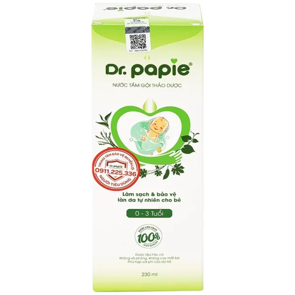 Nước tắm gội thảo dược Dr.Papie Starmed dưỡng tóc mượt mại, da đầu khỏe mạnh (230ml) - Hình ảnh 4