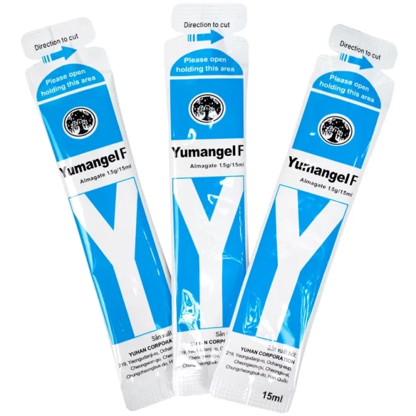 Hỗn dịch uống Yumangel F Yuhan kháng acid và cả thiện loét dạ dày - tá tràng (20 gói x 15ml) - Hình ảnh 4