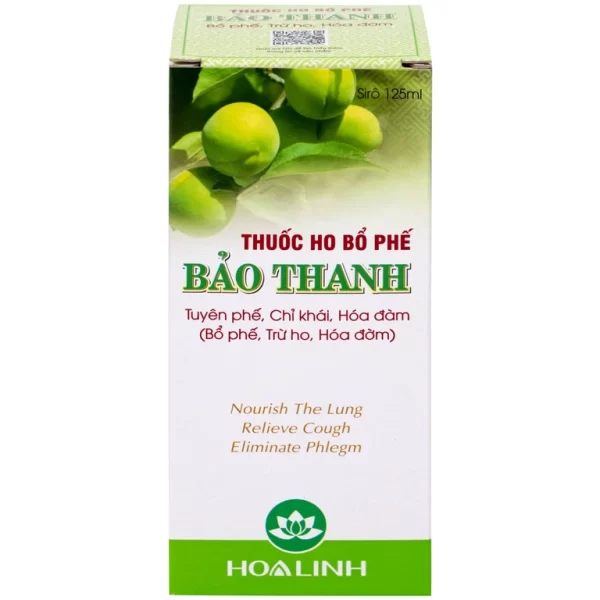 Siro ho Bảo Thanh điều trị các chứng ho, viêm phổi (125ml) - Hình ảnh 4