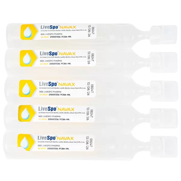 Dung dịch vệ sinh tai, mũi, họng LiveSpo Navax 4ml giảm nguy cơ viêm đường hô hấp (10 ống) - Hình ảnh 7