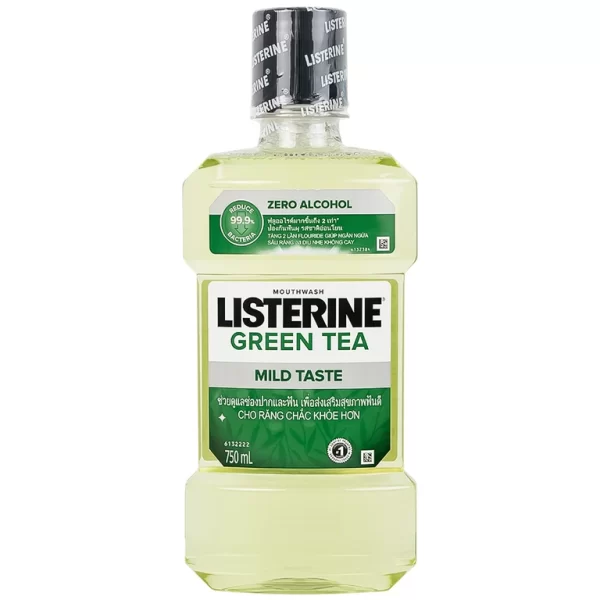 Listerine trà xanh 750ml ( green tea)