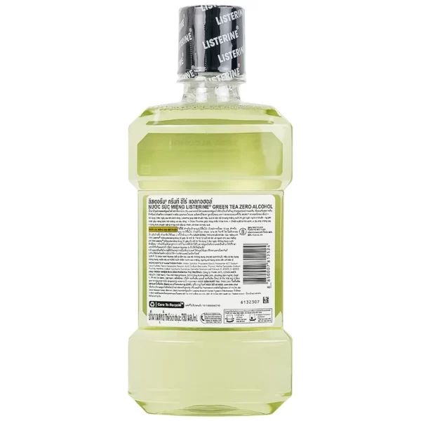 Listerine trà xanh 750ml ( green tea) - Hình ảnh 4