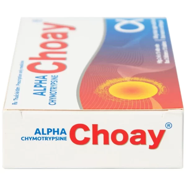 Thuốc Alpha Chymotrypsine Choay Sanofi điều trị phù nề sau chấn thương, phẩu thuật, bỏng (2 vỉ x 15 viên) - Hình ảnh 4