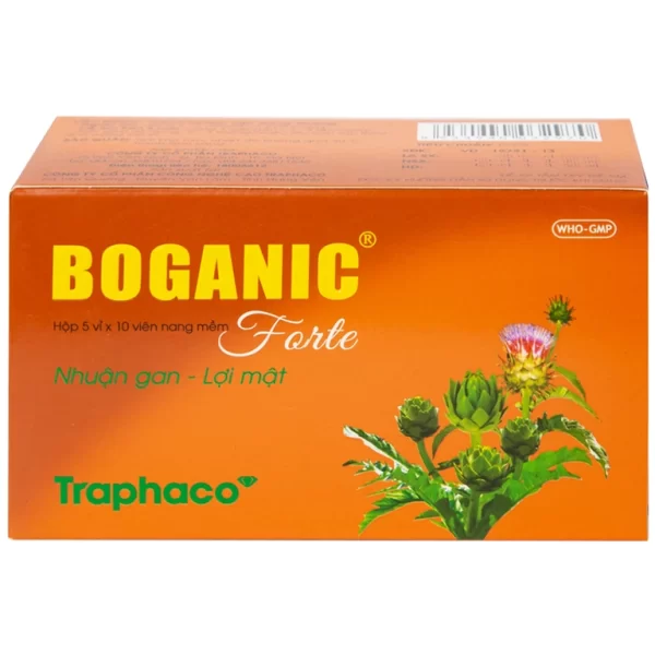 Thuốc Boganic Forte Traphaco bổ gan, hỗ trợ điều trị suy giảm chức năng gan (5 vỉ x 10 viên) - Hình ảnh 3
