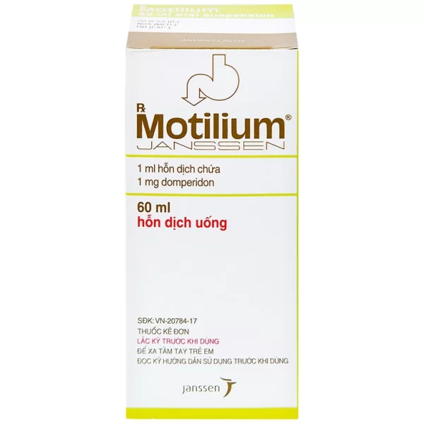Hỗn dịch uống Motilium Janssen điều trị triệu chứng nôn và buồn nôn (60ml) - Hình ảnh 4