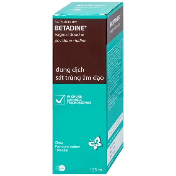 Dung dịch sát trùng âm đạo Betadine điều trị nhiễm trùng âm đạo (125ml) - Hình ảnh 3