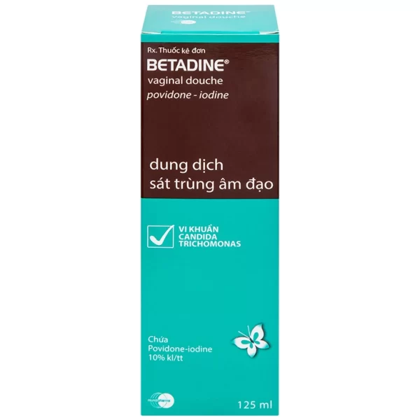 Dung dịch sát trùng âm đạo Betadine điều trị nhiễm trùng âm đạo (125ml) - Hình ảnh 4