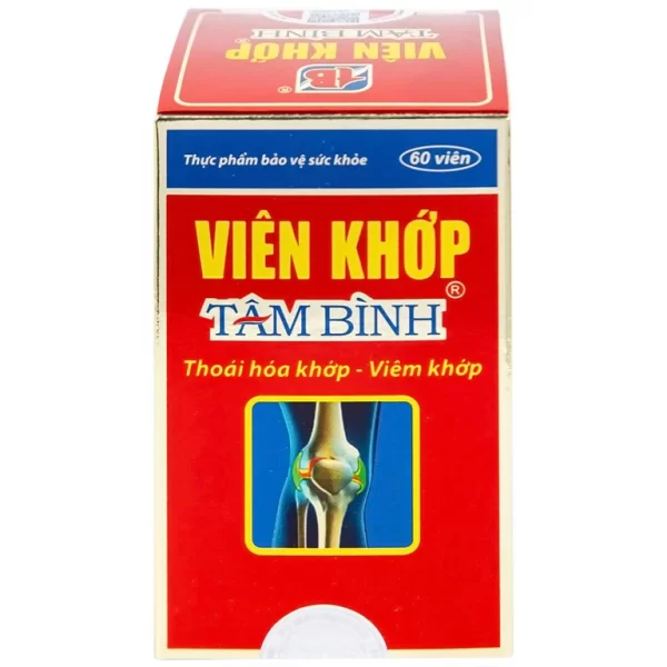 Viên khớp Tâm Bình hỗ trợ giảm các triệu chứng của thoái hóa khớp, viêm khớp (60 viên) - Hình ảnh 4