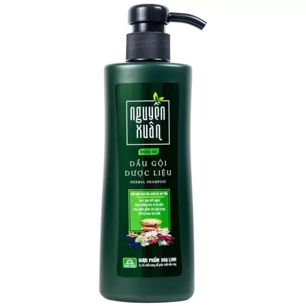 Dầu gội dược liệu Nguyên Xuân xanh lá dưỡng tóc, phục hồi hư tổn (250ml) - Hình ảnh 4