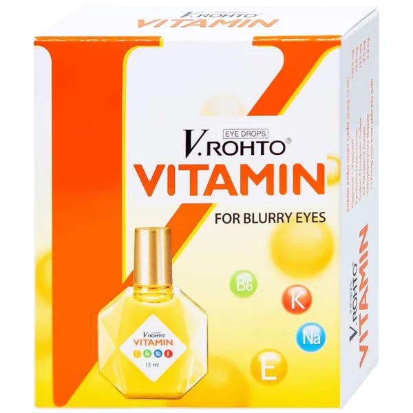 Thuốc nhỏ mắt V.Rohto Vitamin hỗ trợ cải thiện tình trạng giảm thị lực, mắt mờ (13ml) - Hình ảnh 3