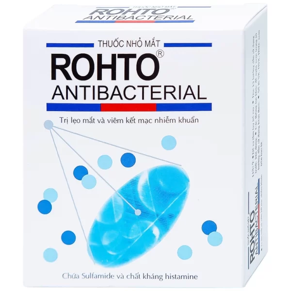 Thuốc nhỏ mắt Rohto Antibacterial điều trị lẹo mắt, viêm kết mạc, viêm mi mắt (13ml) - Hình ảnh 3