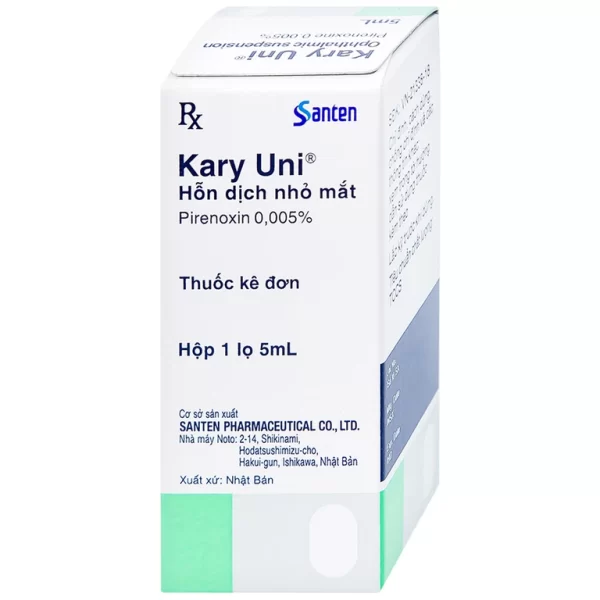 Thuốc nhỏ mắt Kary Uni Santen điều trị đục thủy tinh thể mới phát (5ml) - Hình ảnh 3