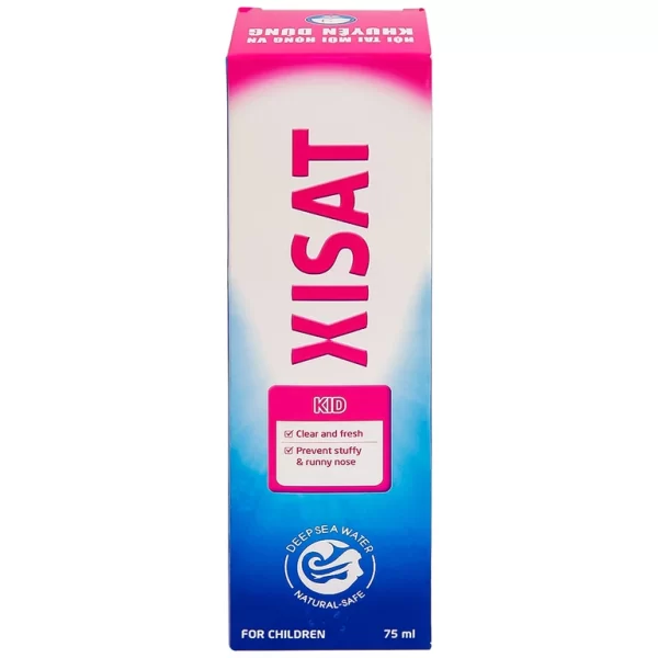 Xịt mũi nước biển sâu Xisat 75ml xịt sạch thông mũi dùng cho trẻ em - Hình ảnh 4