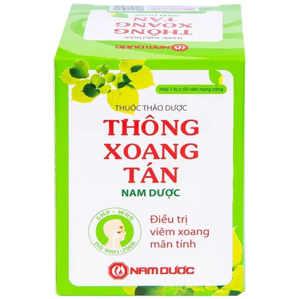 Thuốc Thông Xoang Tán Nam Dược điều trị viêm xoang mãn tính (50 viên) - Hình ảnh 4