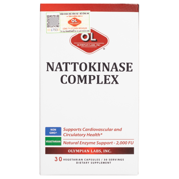 Olympian Labs Nattokinase Complex - Hỗ trợ điều trị tai biến mạch máu não - Hình ảnh 3