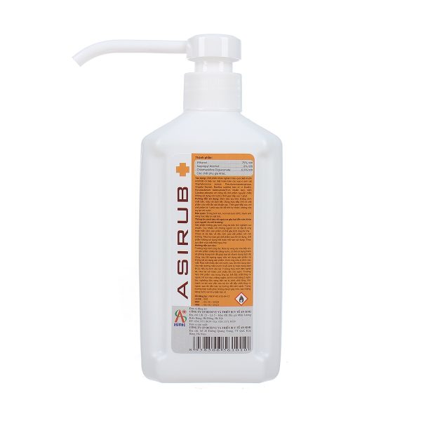 Nước rửa tay khô sát khuẩn Asirub chai 500ml - Hình ảnh 4